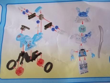 2x stavebnica ninja ninjago,