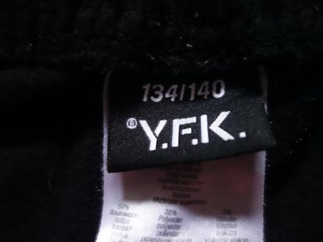 Teplejšie tepláky yfk 134/140, 134