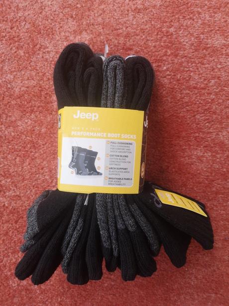 Jeep pánske ponožky 4 páry veľkosť 39-45, 39 / 40 / 42 / 44 / 46