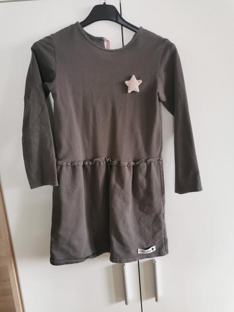 Šaty tmavošede, little star,128