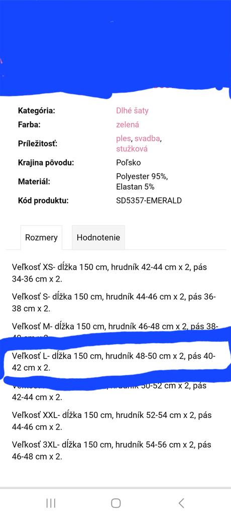 Spoločenské šaty, l