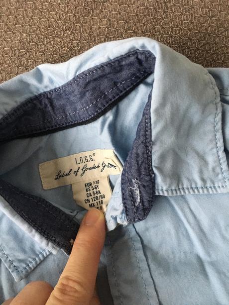 Krásna sviatočná košeľa, h&m,116