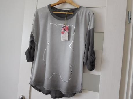 Tričko s dl. rukávom-s/m, padavý materiál, m