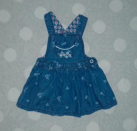 3 x šaty na 3 až 6 mesiacov, h&m,68