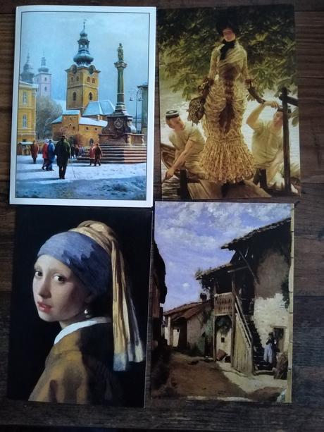 Pohľadnice- čisté, 