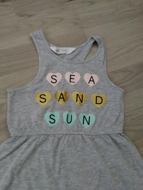 Dievčenské šaty 98/104, h&m,98