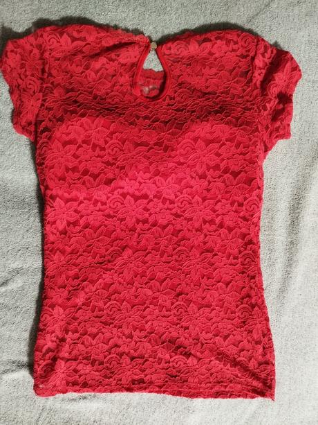 Čipkovaný top, s