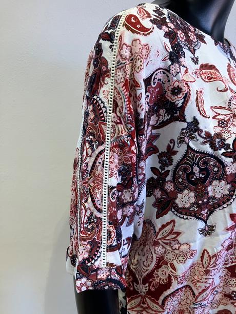 Dámska vzorovaná blúzka s.oliver (46), s.oliver,xxxl