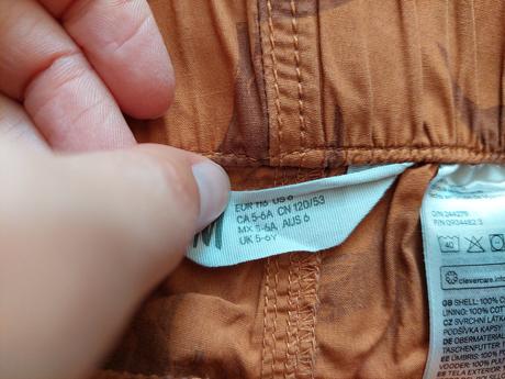 Šortky, h&m,116