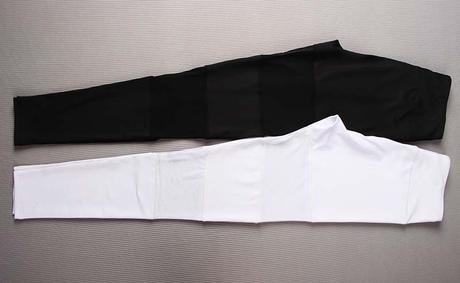 Leginy mesh black, s