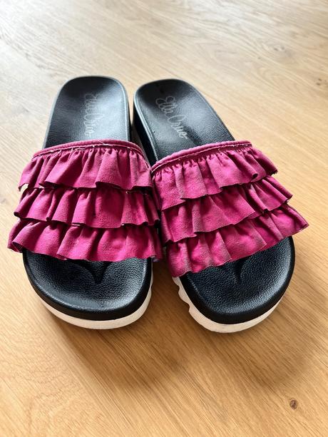 Hrubé dizajnové šľapky - ella cruz, 37