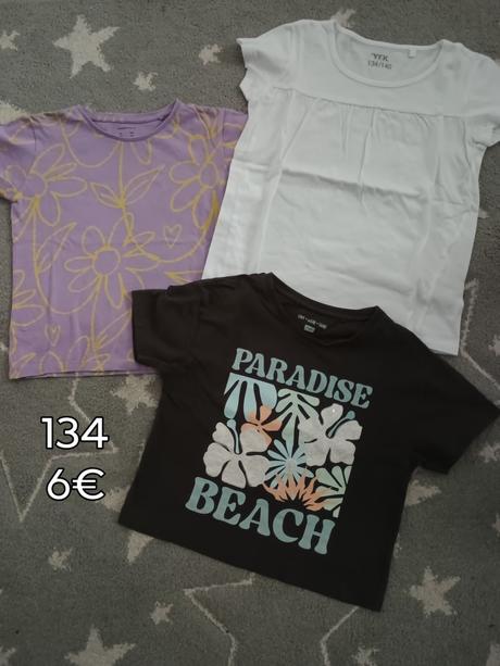 Tričká pre dievčatko, 134