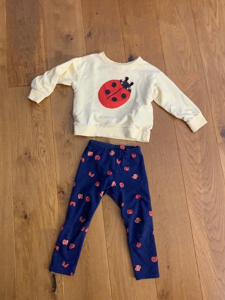Lindex mikina a počesanel legíny 98/104, lindex,104