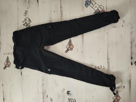 Čierne rifle elastické, denim,xs