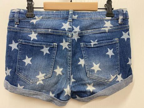 Elastické rifľové kraťasy lindex star 146 cm, lindex,146