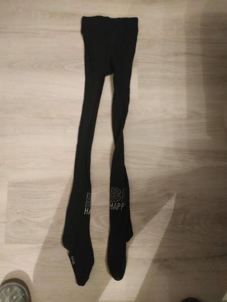 Čierne pančušky 134-140, 134
