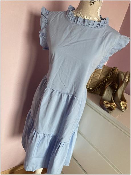 Modré šaty zn.shein - veľkosť xl, xl