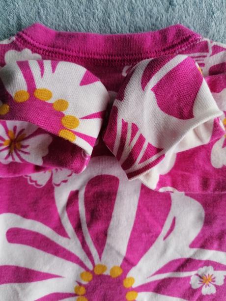 Ružové kvietkovane pyzamko, carter's,50