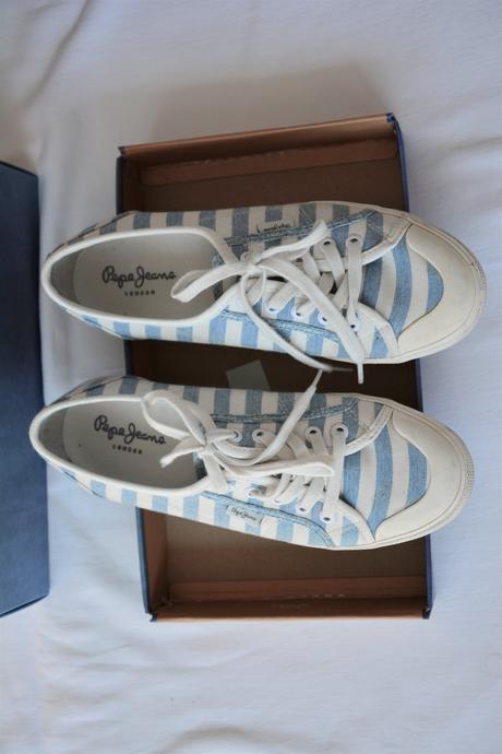 Tenisky s pásikmi pepe jeans, pepe jeans,39