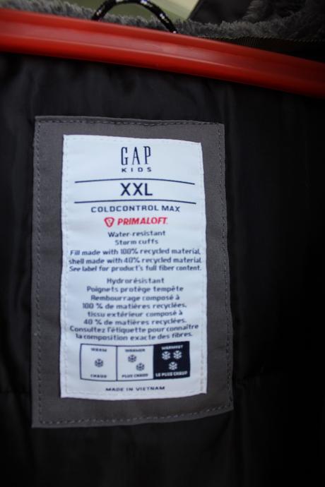 Gap coldcontrol ultra max parka xxl 14 kids, gap,164