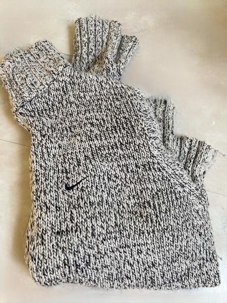 Melírovaný svetrík nike, nike,l