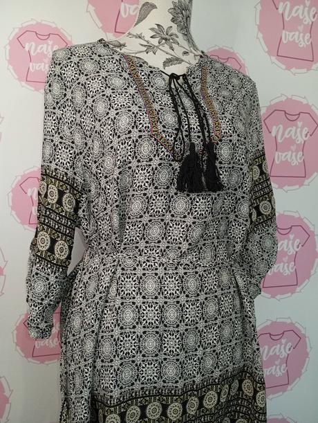 Ľahké letné šaty a vreckami / tunika, l / m