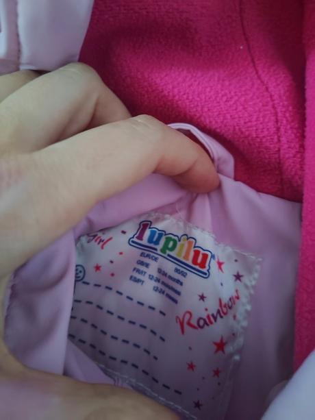 Pogumovaná zateplená bundička, lupilu,86