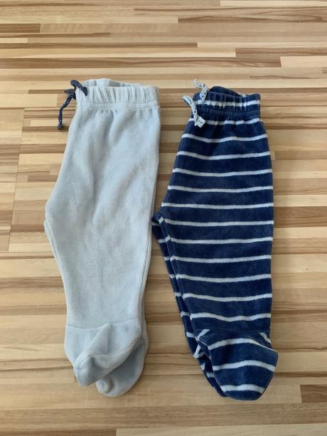 2ks velurovych polodupaciek zn. f&f - 56/62, f&f,62