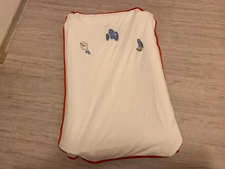 Nafukovacia podlozka na prebalovanie plus potah, 