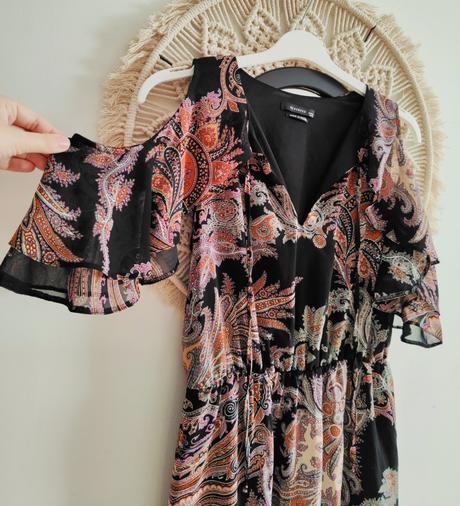 Letné šaty s odhalenými ramenami, reserved,m