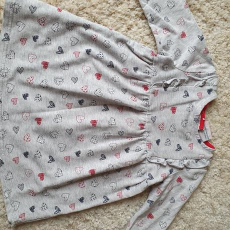 Šatočky so srdiečkami, topomini,80