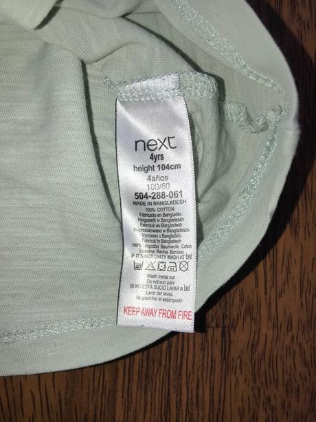 Tričko zn.next na 4 rokov, next,116