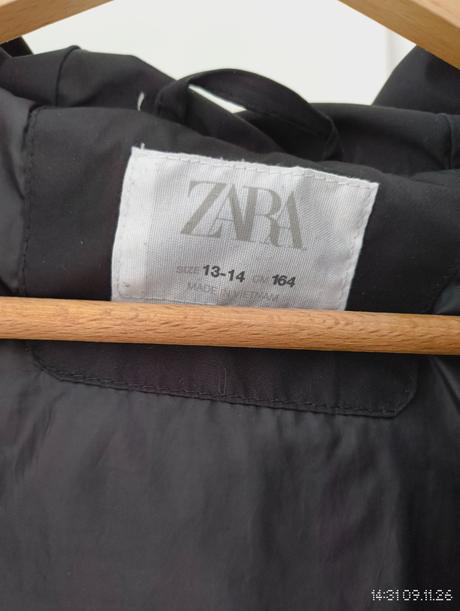 Páperová zimná bunda - zara, veľ. 164, zara,164