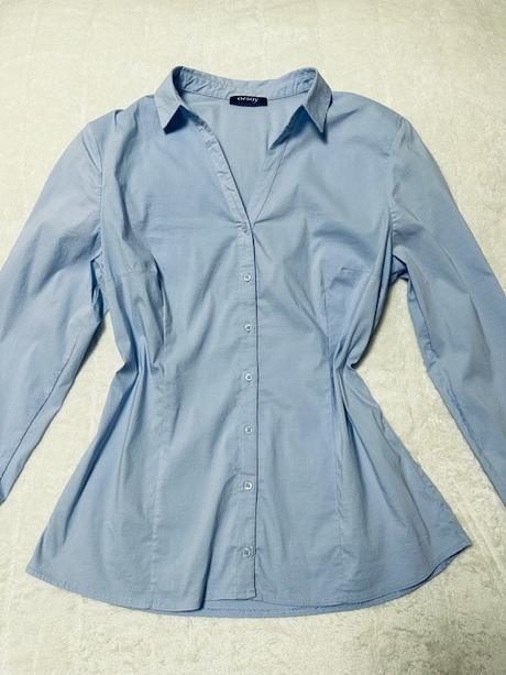 Bledomodrá košeľa s elastanom zn. orsay, orsay,m
