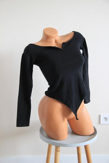 Bavlnený body top, asos s, s