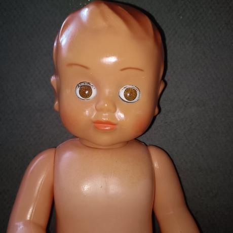 Retro bábika gumotex,