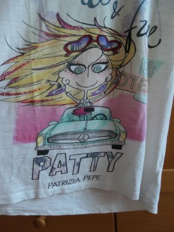 Patrizia pepe original stylove jedinecne tielko, s