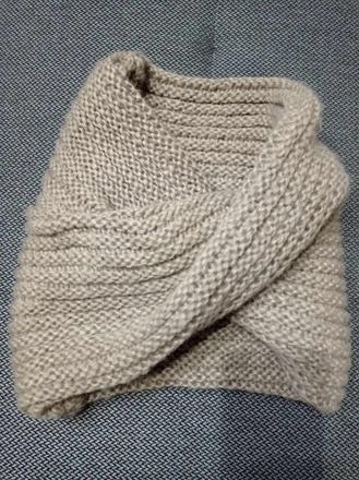 Pletený komínový šál, 