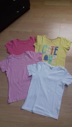 Trička 110/116 cena spolu, lupilu,110