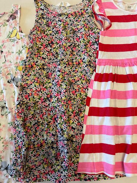 6x šaty, h&m,122