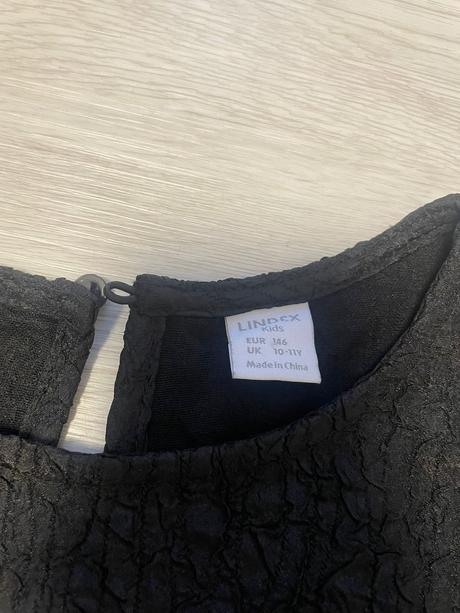 Čierne volanove šaty. veľ.10-11 rokov, lindex,146