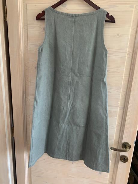 Ľanové šaty fajnlen ako simply grey s, s