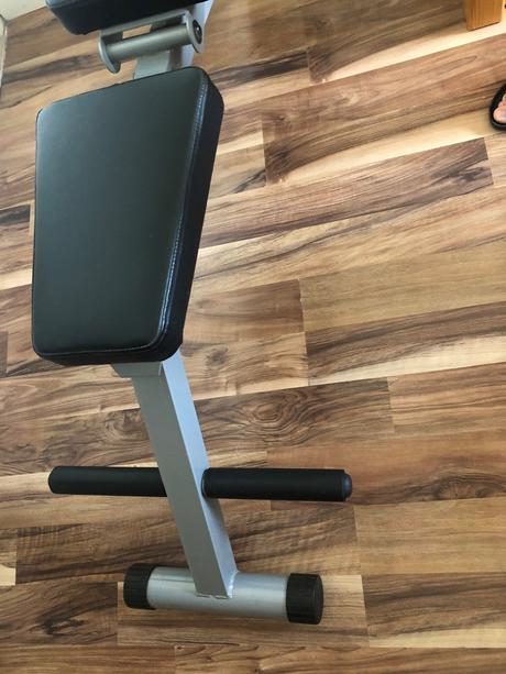 Posilovací set lavica + činky, 