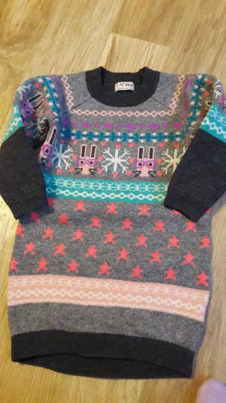 Teply predĺžený pulóvrik, next,92