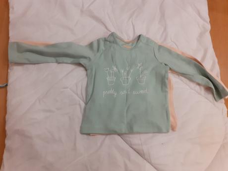 Tričká  2 ks, lupilu,74 / 80