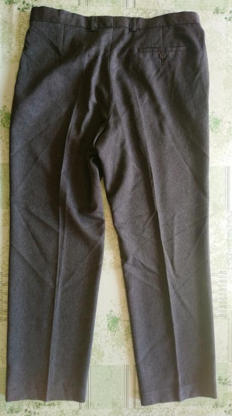 Pánske sivé nohavice marks&spencer, op 92 cm, marks & spencer,xl