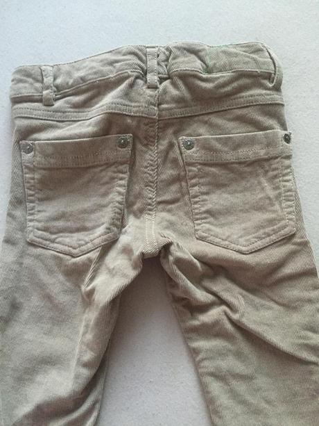 Menčestrové nohavice, benetton,92