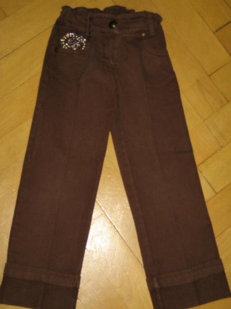 Miss blumarine 3/4 strečové nohavice pre 6 ročné, 122