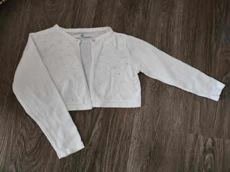 Biele bolerko s kamienkami m&s, marks & spencer,104