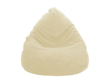 Sedací vak vrece 100x75 baránok krémová, 